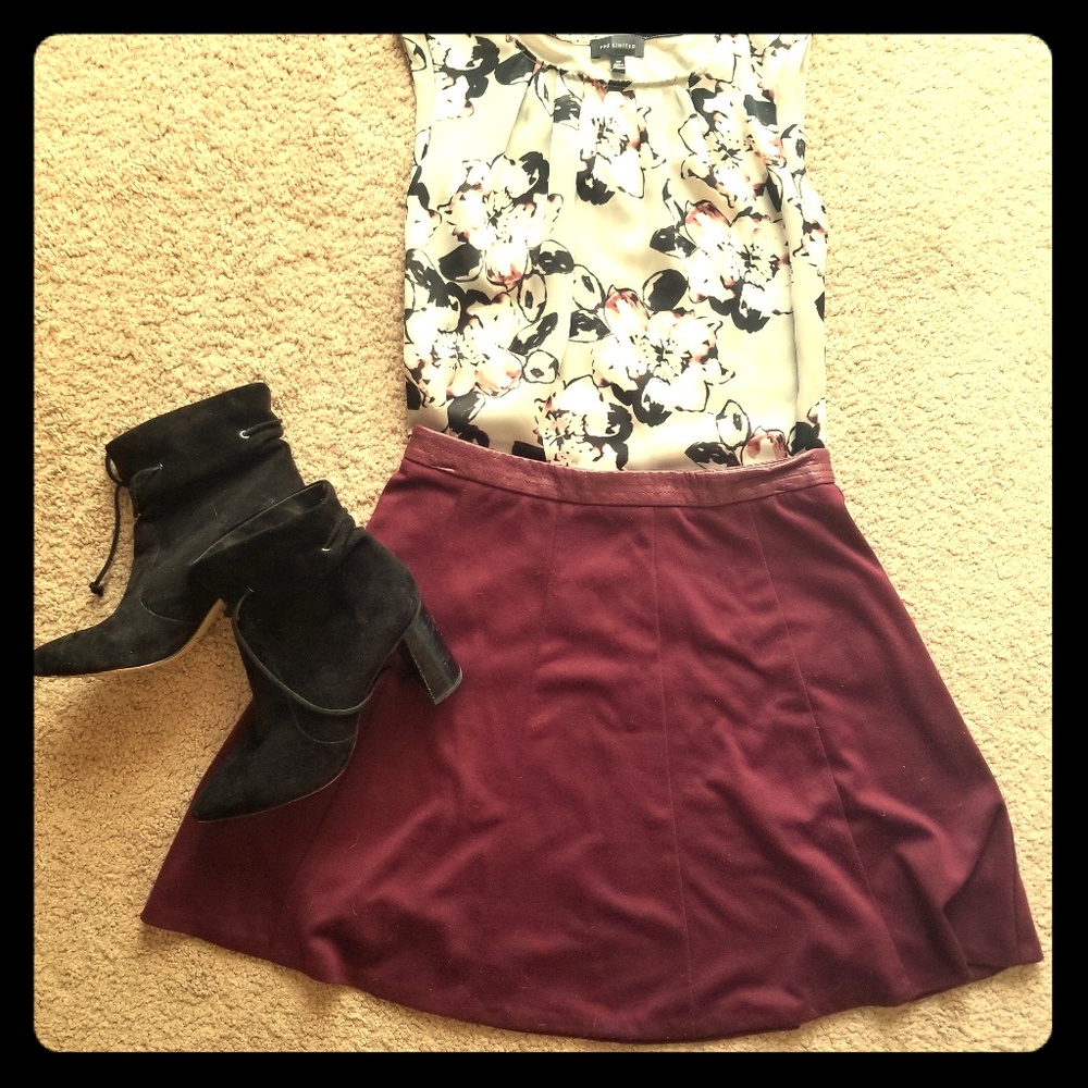 The Limited: sz 0 ponte skirt